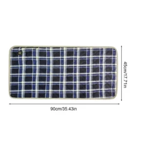 Podgrzewana mata USB 45x90 cm z regulacją temperatury Niebieski