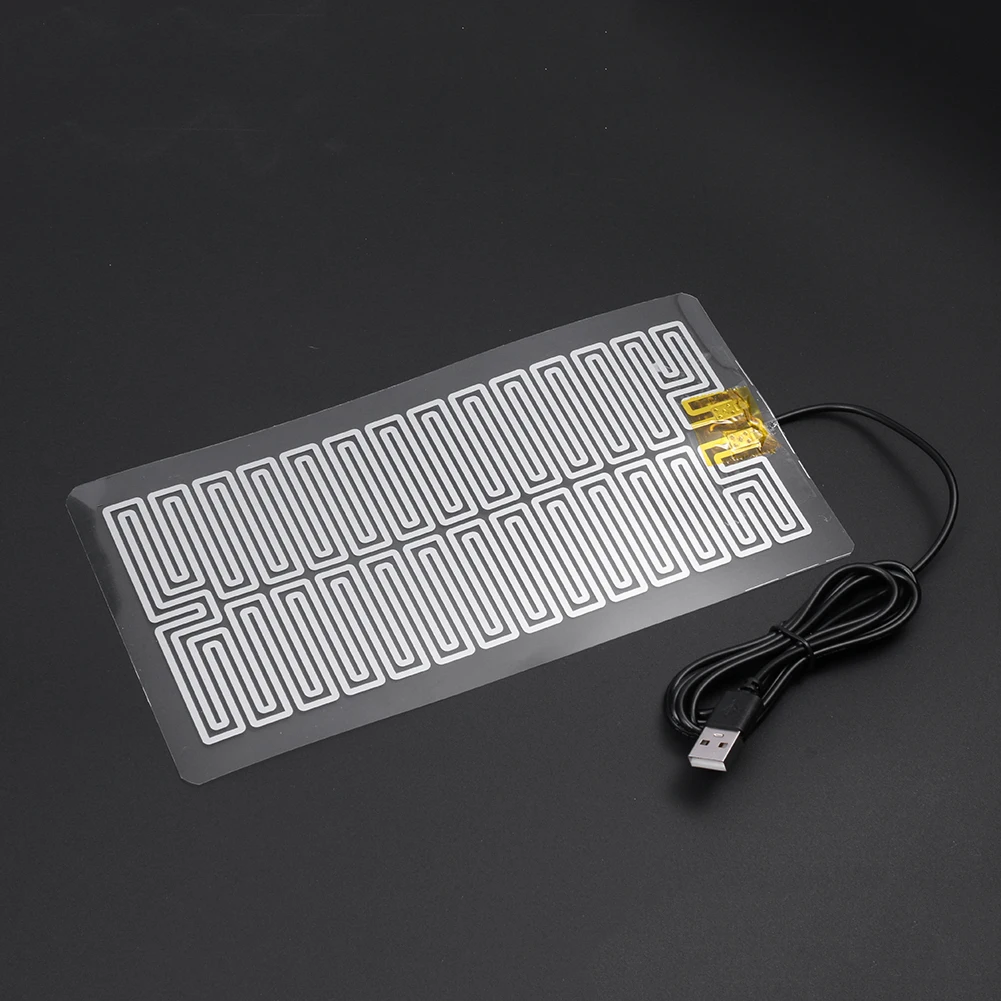 Podgrzewana podkładka USB pod mysz — ciepła mata do biurka na zimę
