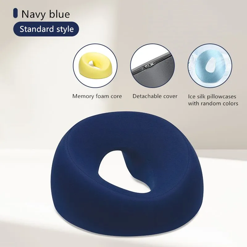 Poduszka ergonomiczna do leżenia z pianki memory foam 50x30 cm Czarny