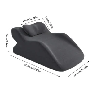Poduszka ergonomiczna z pianki memory foam do podparcia pleców Czarny