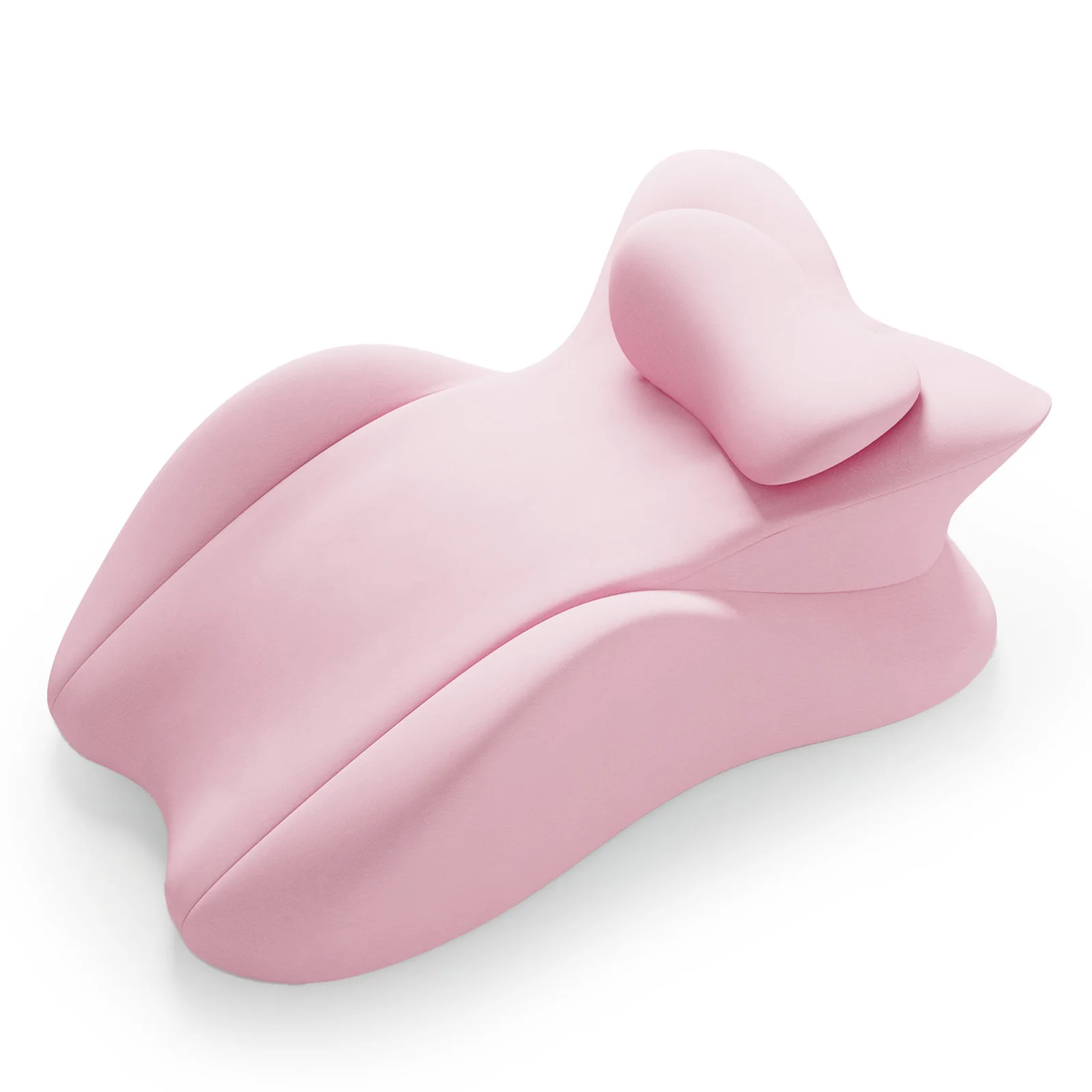 Poduszka ergonomiczna z pianki memory wielopozycyjna klin do sypialni Jasnoszary