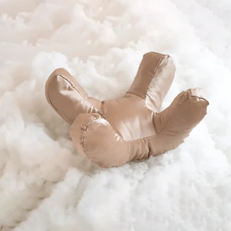 Poduszka kosmetyczna przeciwzmarszczkowa z poszewką memory foam Jasnożółty
