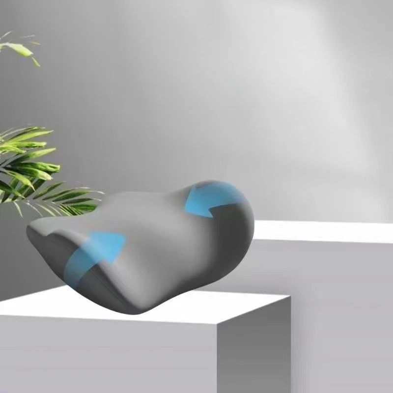 Poduszka lędźwiowa do łóżka i spania — ergonomiczne wsparcie Jasnoszary