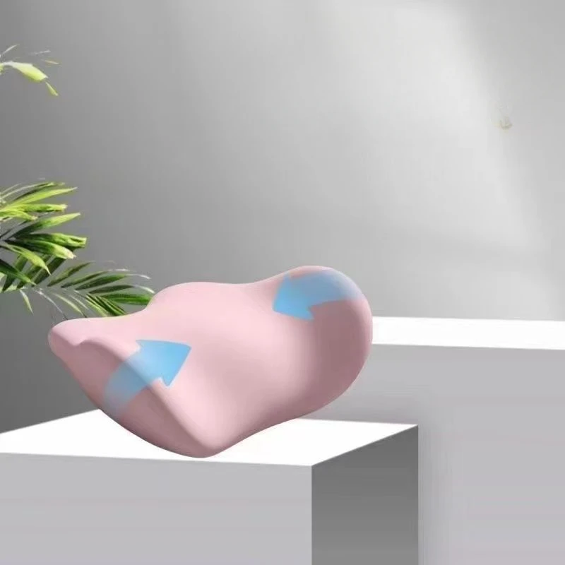 Poduszka lędźwiowa do łóżka i spania — ergonomiczne wsparcie Różowy