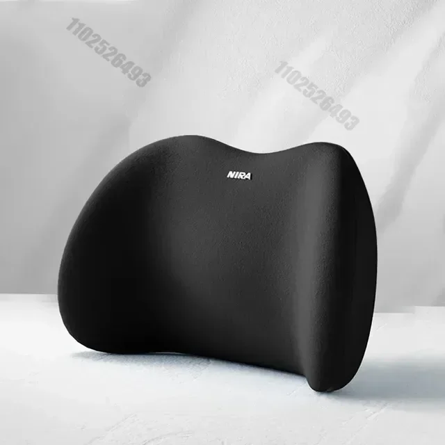 Poduszka lędźwiowa do fotela biurowego i samochodu ergonomiczna żółty