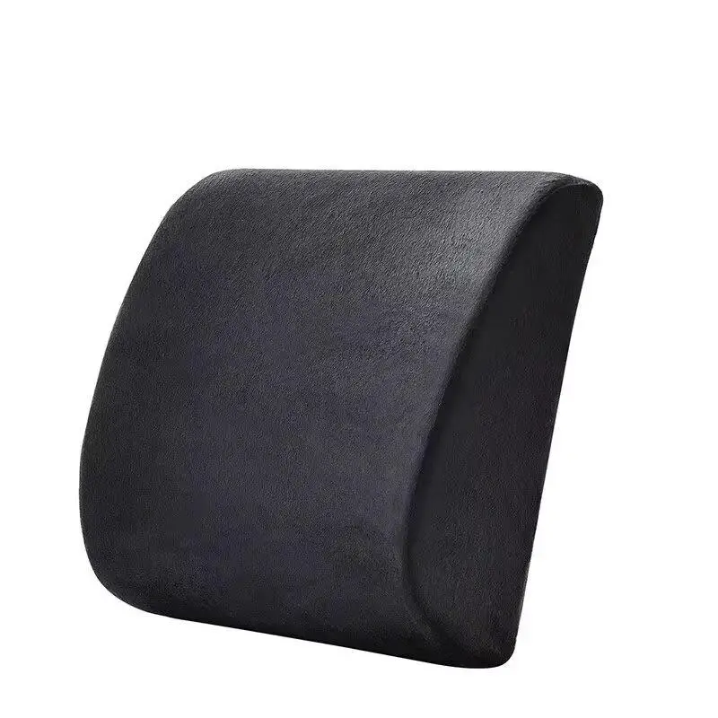 Poduszka lędźwiowa memory foam wolnoopadająca do biurka żółty