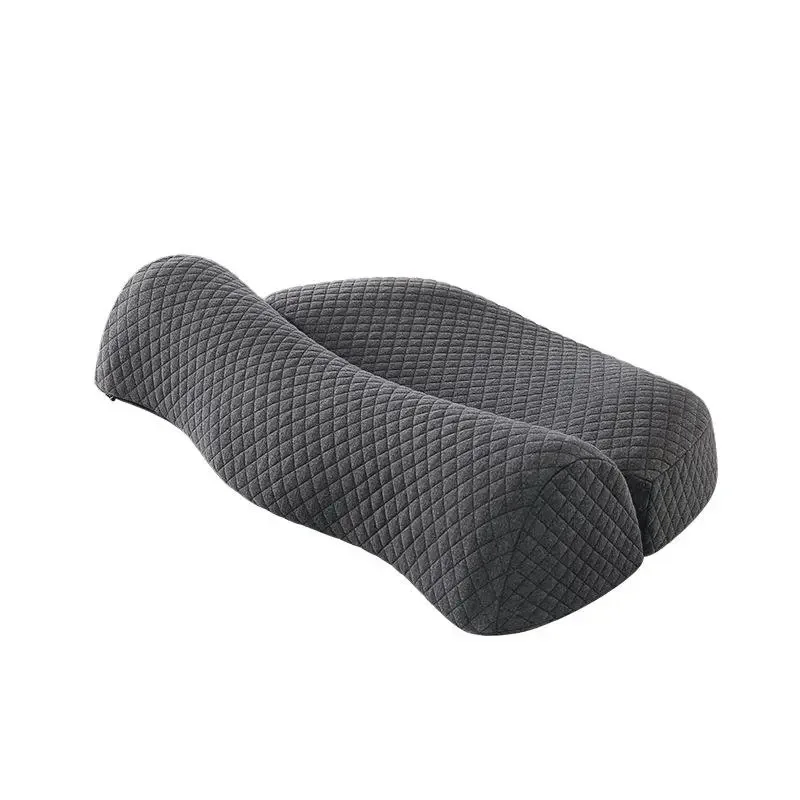Poduszka ortopedyczna z pianki memory foam do spania na szyi Ciemny szary
