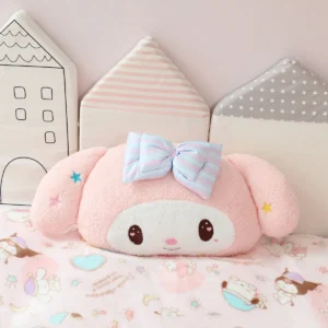 Poduszka pluszowa kot Kuromi My Melody Różowy