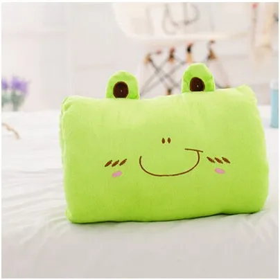 Poduszka pod ramię do spania, miękka maskotka Frog