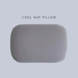 Poduszka podróżna z gąbki memory foam w kolorach makaronika — wsparcie szyi do biura i podróży Niebieski