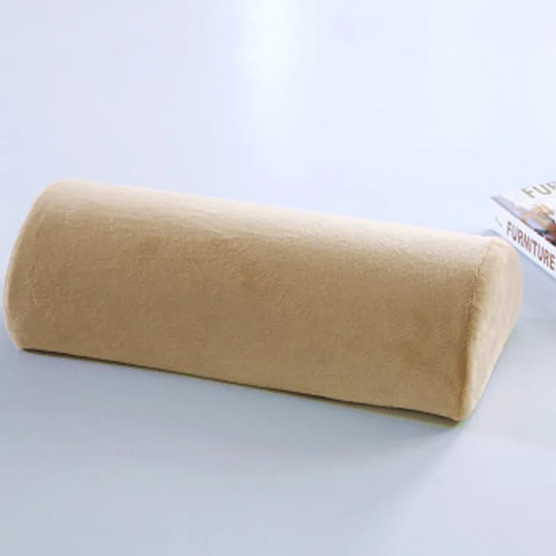 Poduszka półwałkowa memory foam pod kolana i plecy Niebieski
