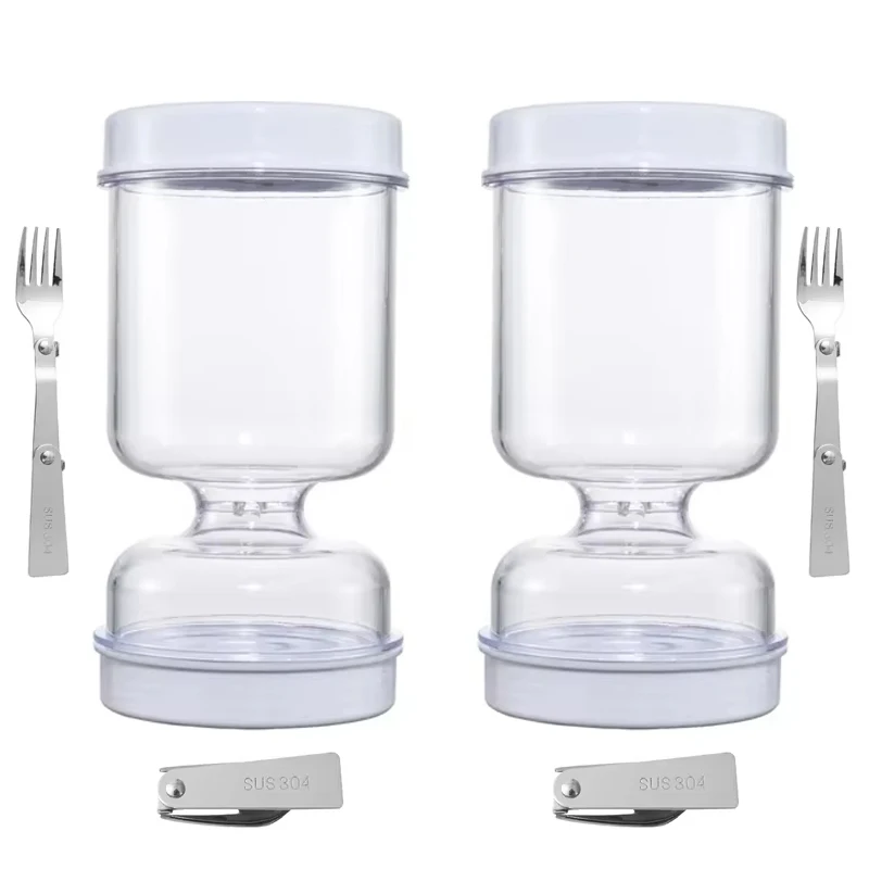 Pojemnik na ogórki kiszone z sitkiem - separator soku, klepsydra 2pcs