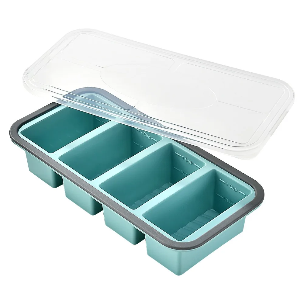 Pojemnik z przegródkami do mrożenia i mealprep Niebieski
