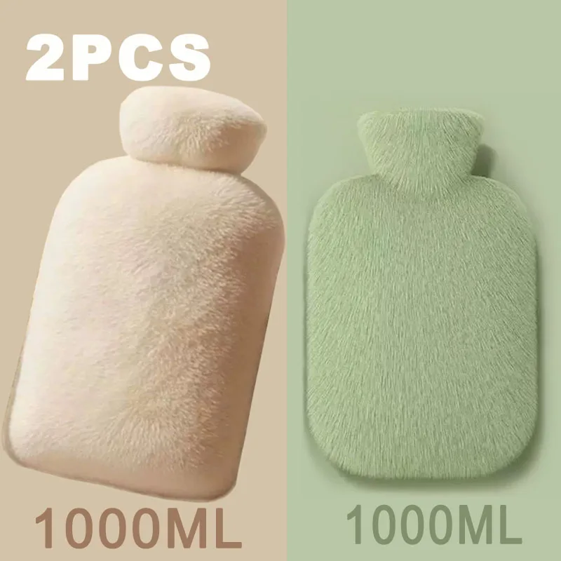 Pojemny termofor 1000 ml z odpinanym wkładem dla kobiet Pomarańczowy