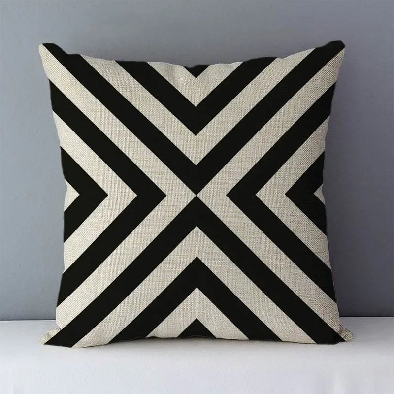 Poszewka geometryczna przytulna na sofę i fotel 45x45 Fioletowy/фиолетовый