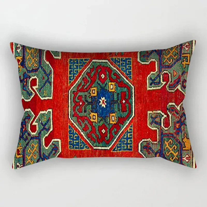 Poszewka na poduszkę w stylu etnicznym boho Mandala Fuksja