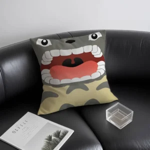 Poszewka na poduszkę z motywem Totoro anime 50x50 cm Zielony