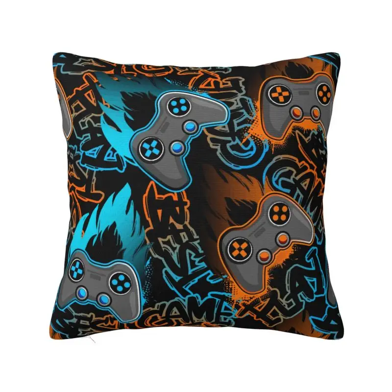Poszewka na poduszkę retro z motywem kontrolera do gier 40x40 cm Kolba