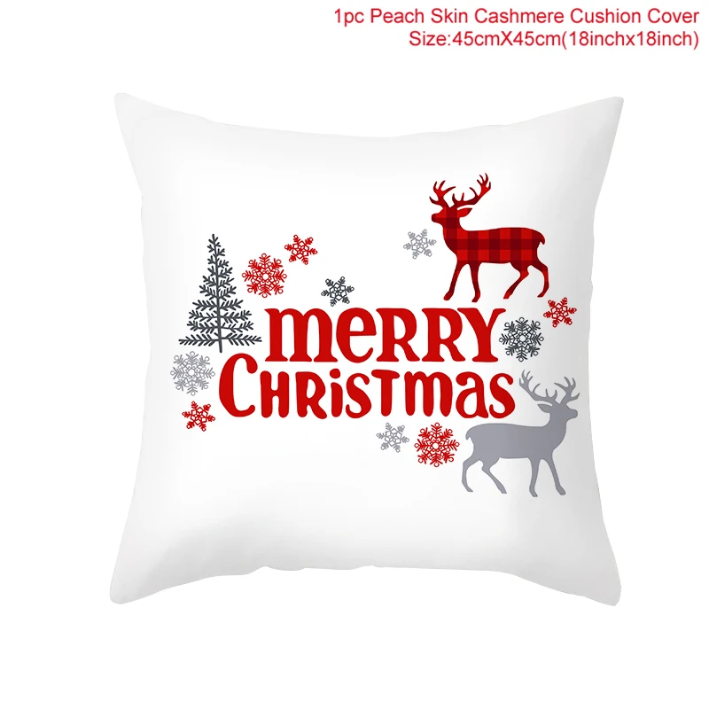 Poszewka na poduszkę świąteczna 45 cm — dekoracja domu Noel Xmas Jasnozielony