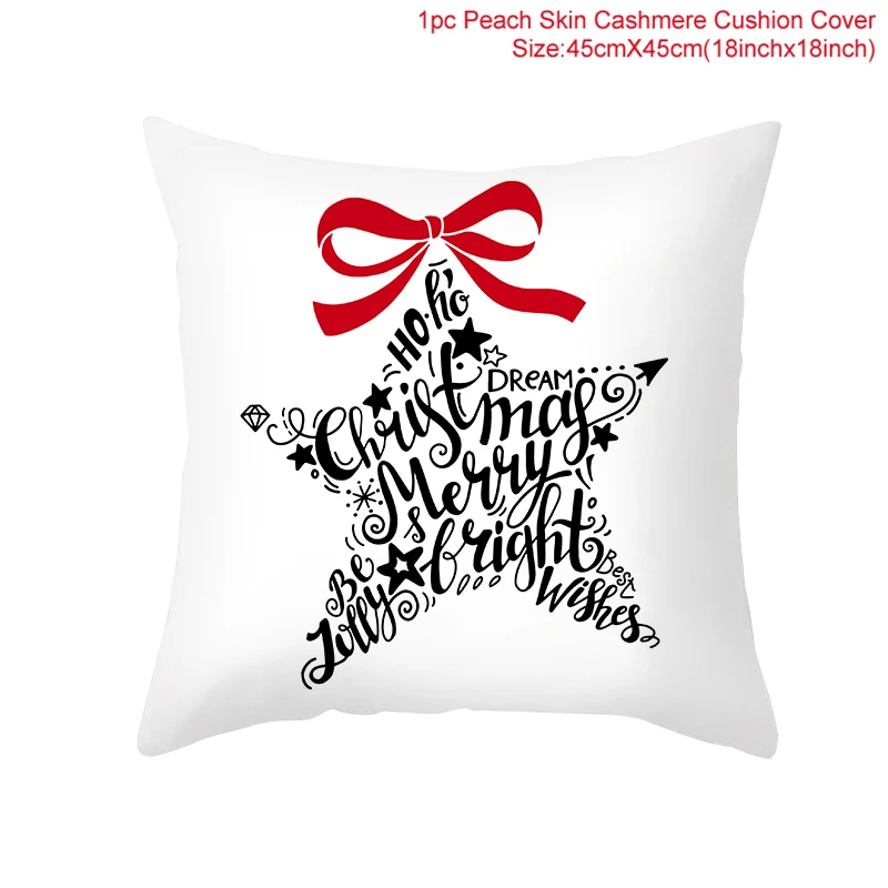 Poszewka na poduszkę świąteczna 45 cm — dekoracja domu Noel Xmas Wielo