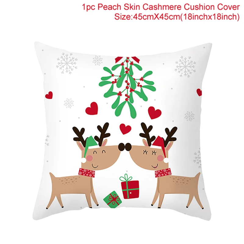 Poszewka na poduszkę świąteczna 45 cm — dekoracja domu Noel Xmas Złoto