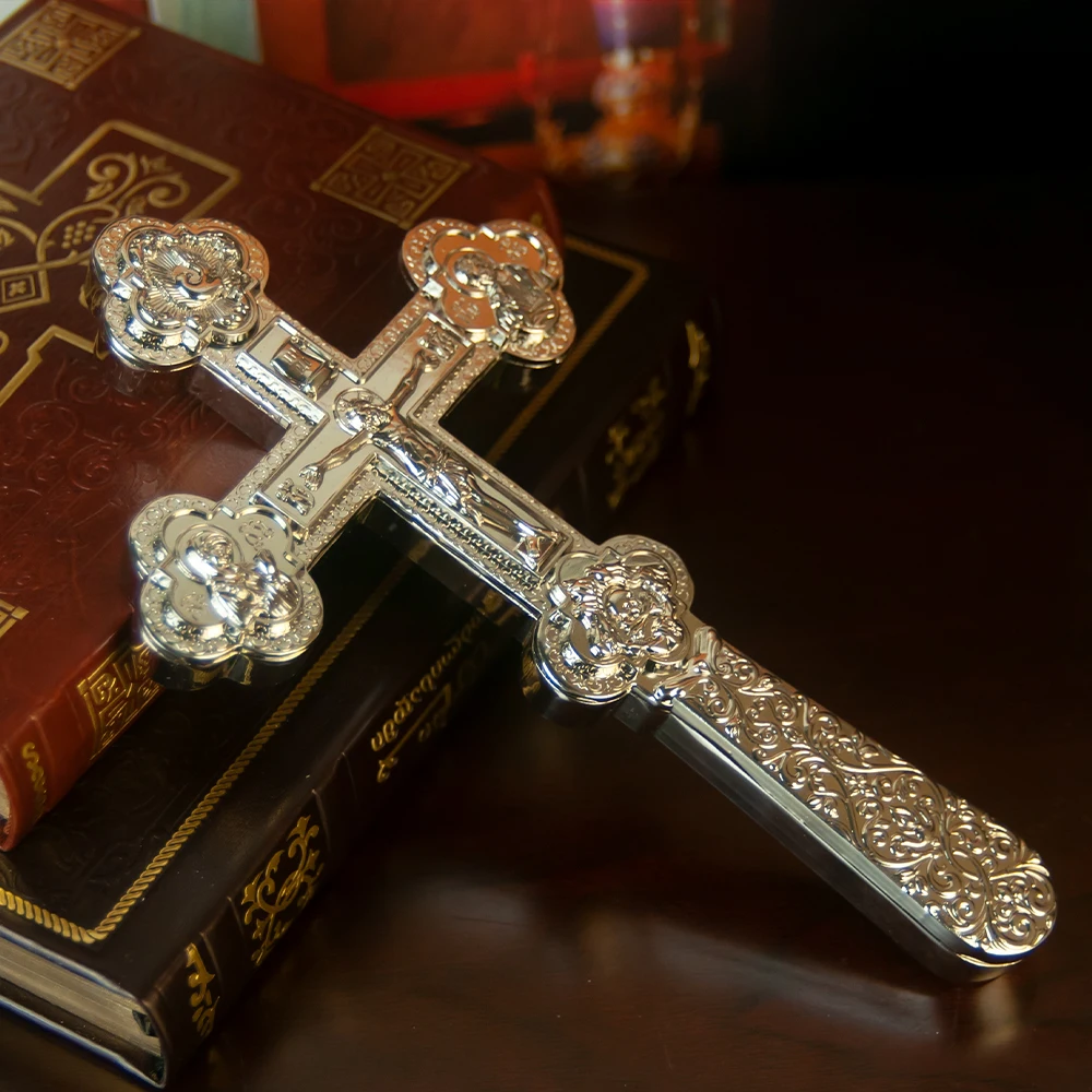 Prawosławny krzyż grecki dekoracja kościoła i domu Marynarka