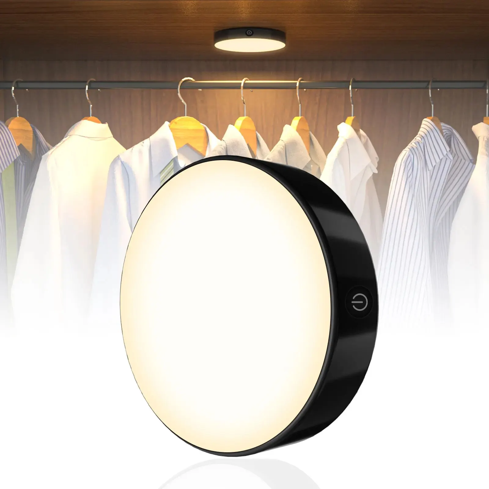 Przenośna lampka LED z akumulatorem 1000mAh do szafki i kuchni Czerwony
