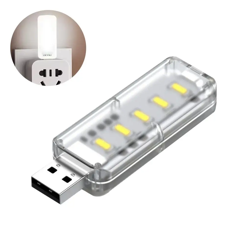 Przenośna lampka nocna LED USB 3000K 6500K z dotykowym ściemnianiem Niebieski