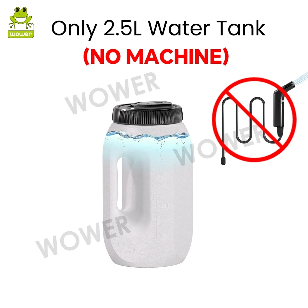 Przenośny prysznic bidetowy z wężem 2 m Only 2.5l water tank
