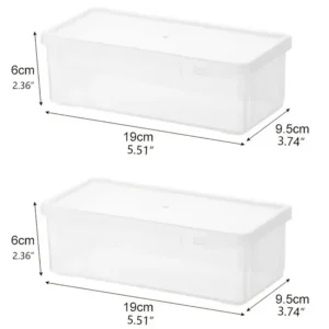 Przezroczysty piórnik o dużej pojemności (2 szt.) 2pcs