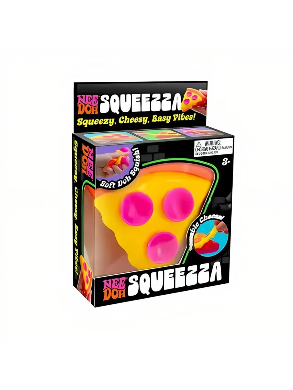 Puszysta piłka antystresowa NeeDoh Fuzz Ball sensoryczna Szafir