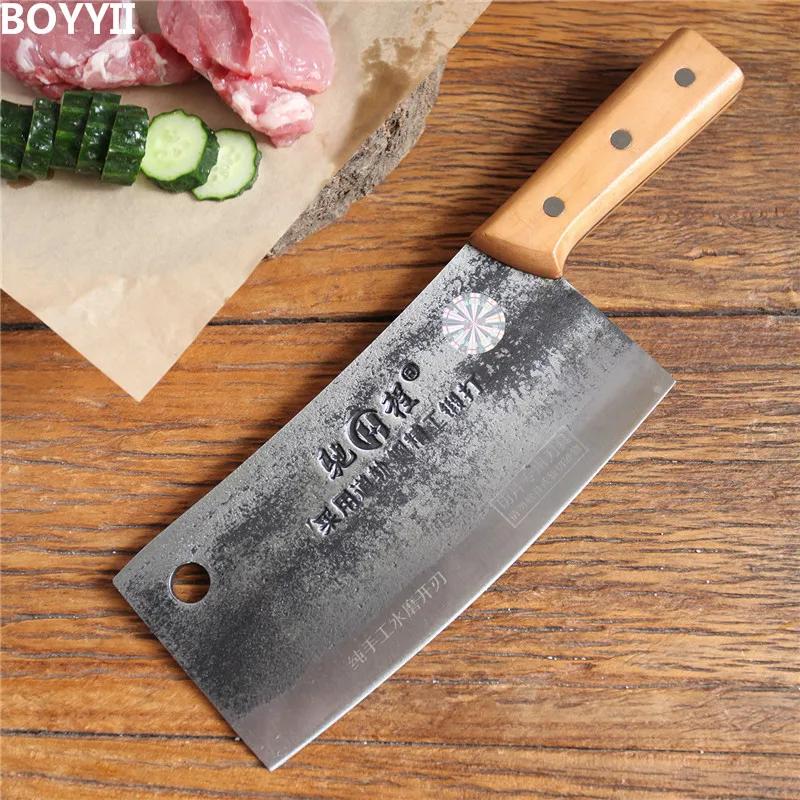 Ręcznie kuty nóż szefa kuchni ze stali wysokowęglowej Knife