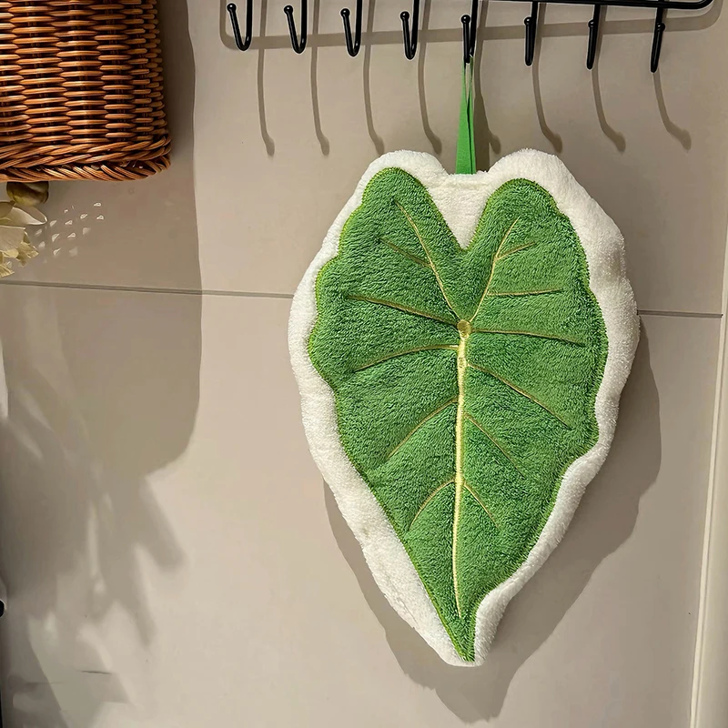 Ręcznik kuchenny w kształcie liścia Pomarańczowy