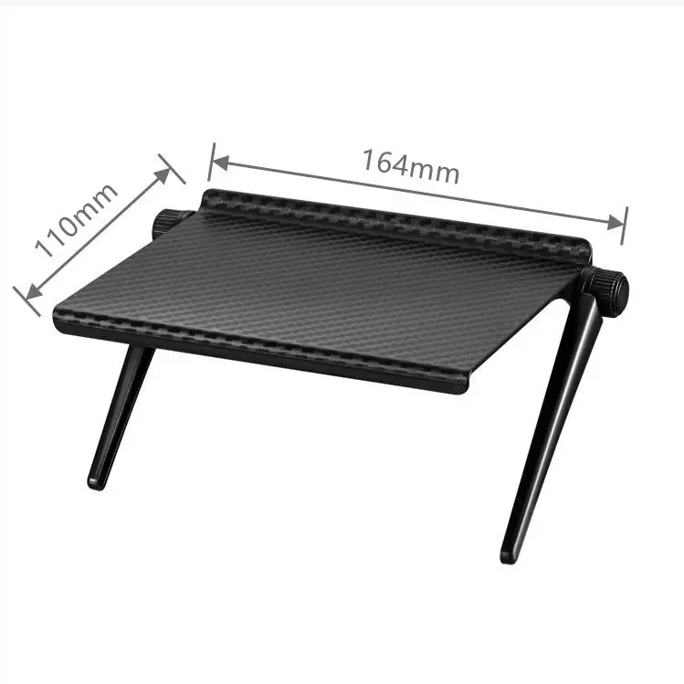 Regulowana półka na router nad telewizor z organizacją kabli 16cm