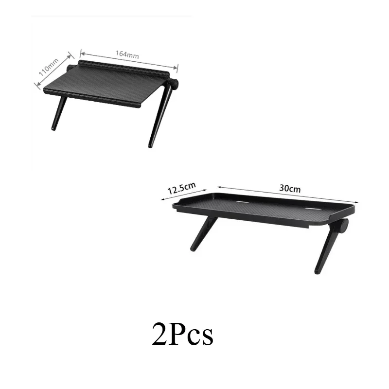 Regulowana półka na router nad telewizor z organizacją kabli 2pcs 16cm 30cm