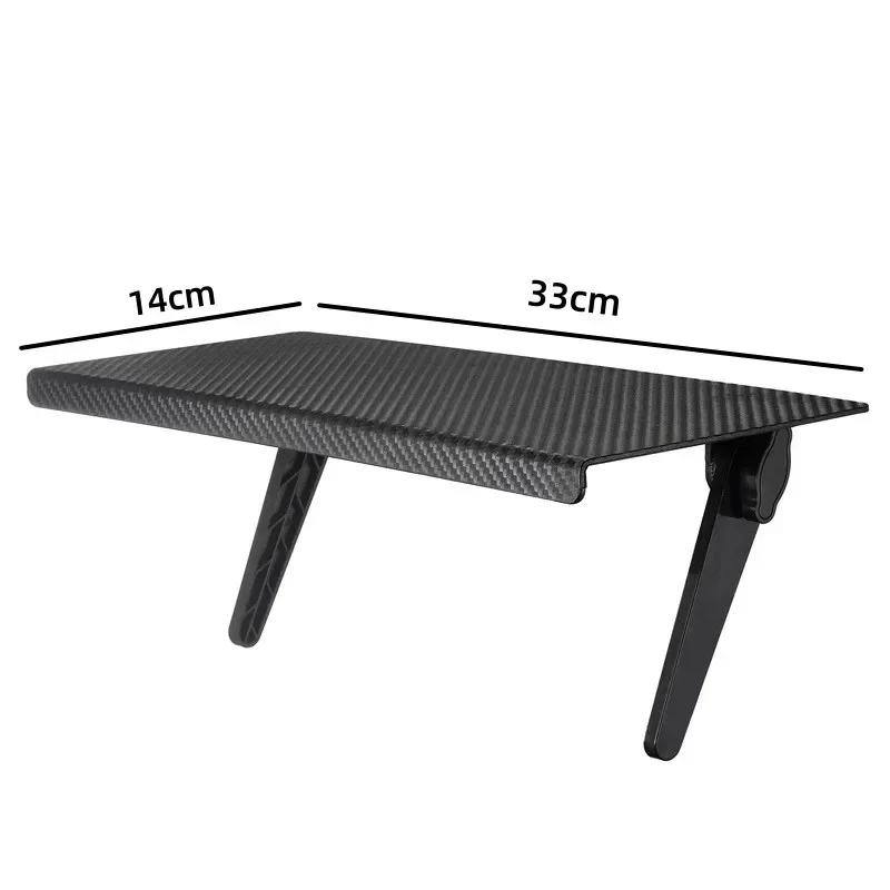 Regulowana półka na router nad telewizor z organizacją kabli 33cm