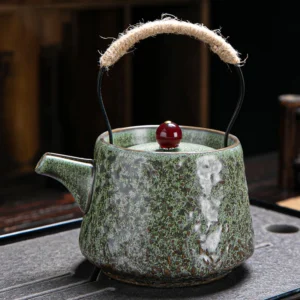 Retro ceramiczny czajniczek Kung Fu do herbaty Matowy
