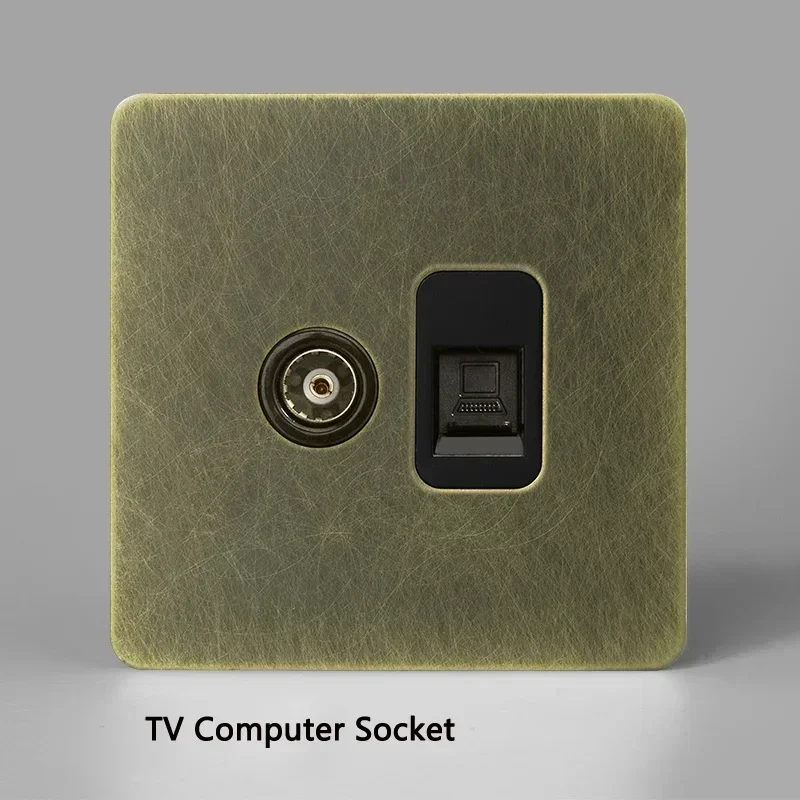 Retro włącznik światła dźwigniowy, ozdobny panel ścienny Czerwony