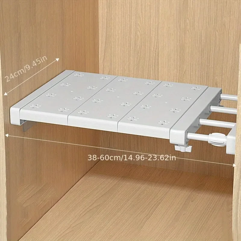 Rozsuwana półka do szafki, bez wiercenia 38-60cm