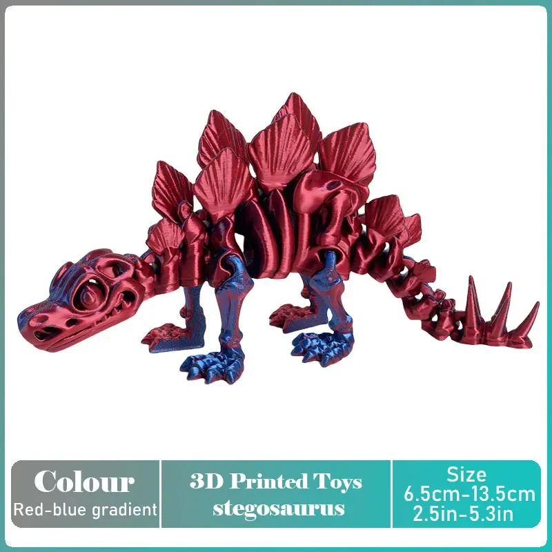 Ruchomy model dinozaura T-Rex na biurko Wielokolorowy