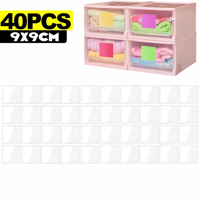 Samoprzylepne kieszonki na etykiety do organizacji Kolba