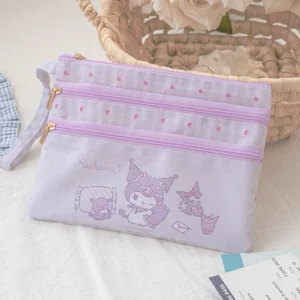 Saszetka na paszport i dokumenty Hello Kitty Fioletowy
