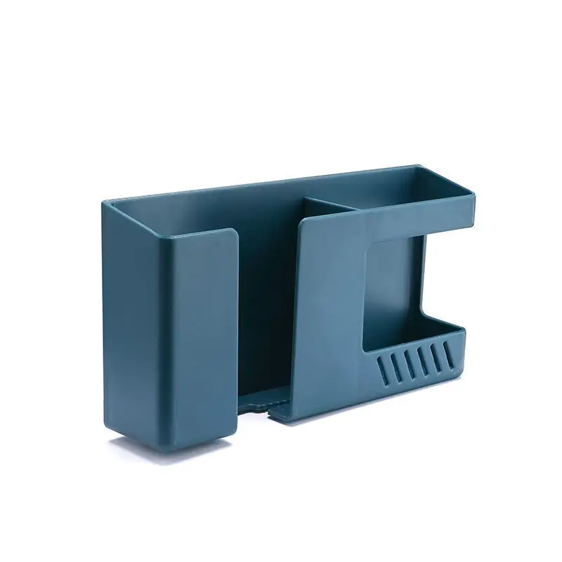 Ścienny organizer na pilota i telefon bez wiercenia Czerwony