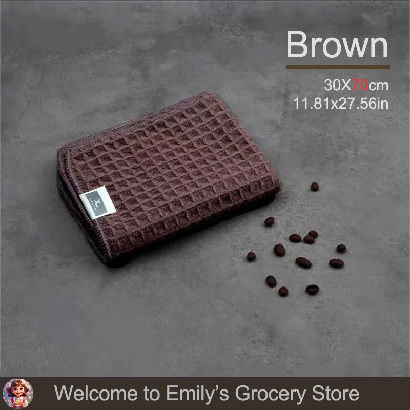 Ściereczka do ekspresu do kawy barista — zestaw mikrofibr Brązowy