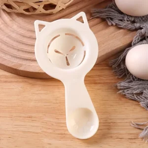 Separator do jajek z miarką, motyw kota 2 w 1 Czerwony
