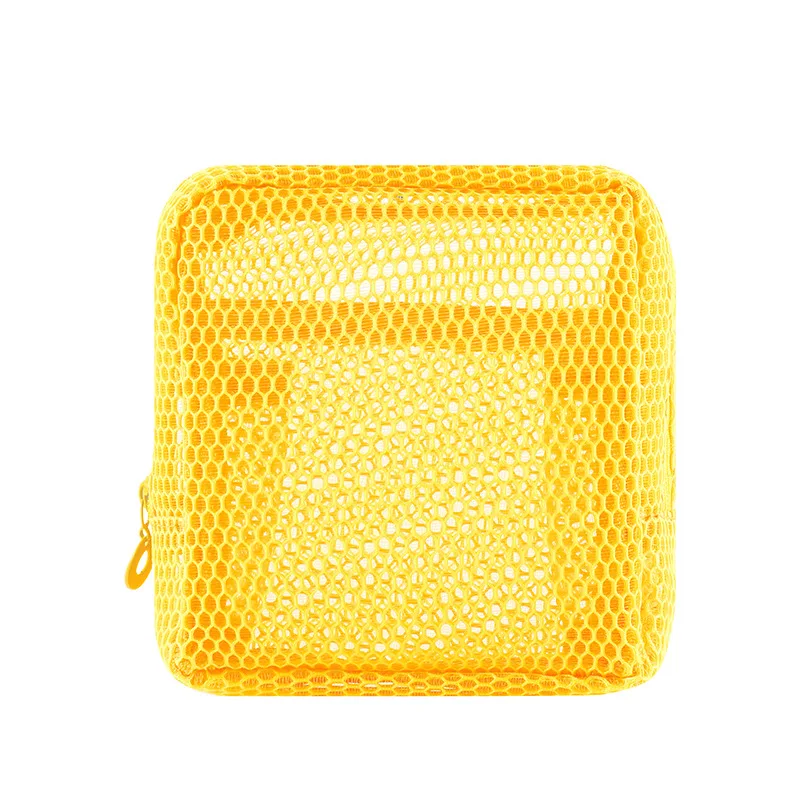 Siatkowa kosmetyczka z zamkiem - etui na drobiazgi Fioletowy