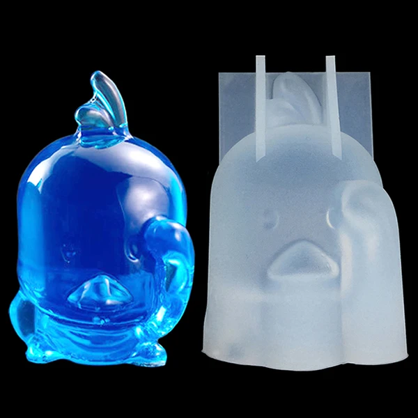 Silikonowa forma 3D ze zwierzętami do dekoracji ciast Jasny