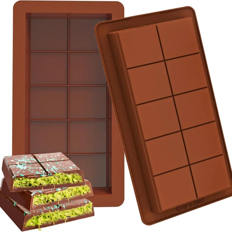 Silikonowa forma do batonów czekoladowych łamanych 1pc
