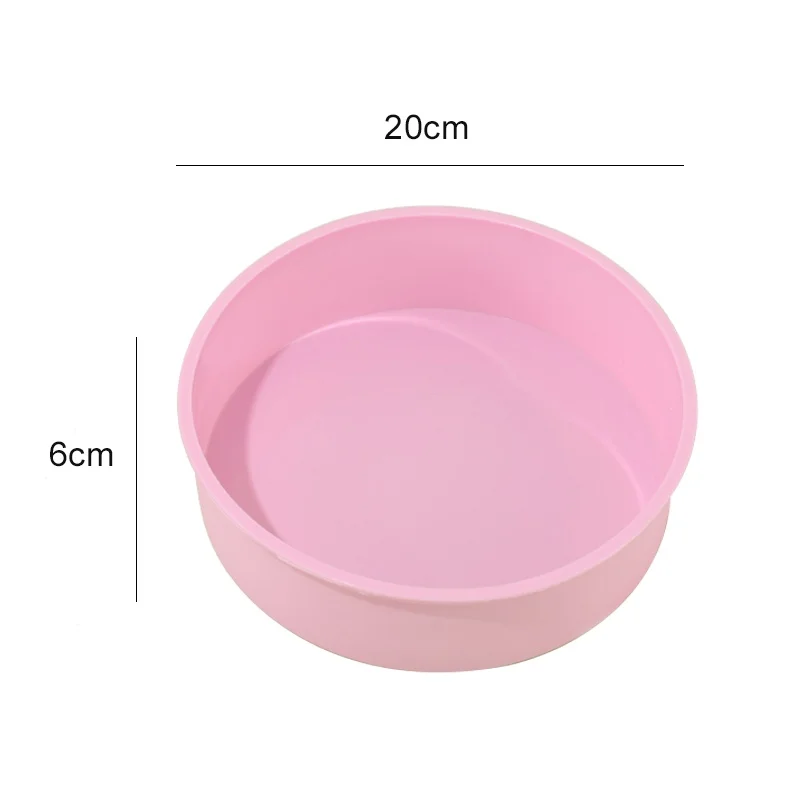Silikonowa forma cylindryczna do mini ciast i musów Yh964randomcolor