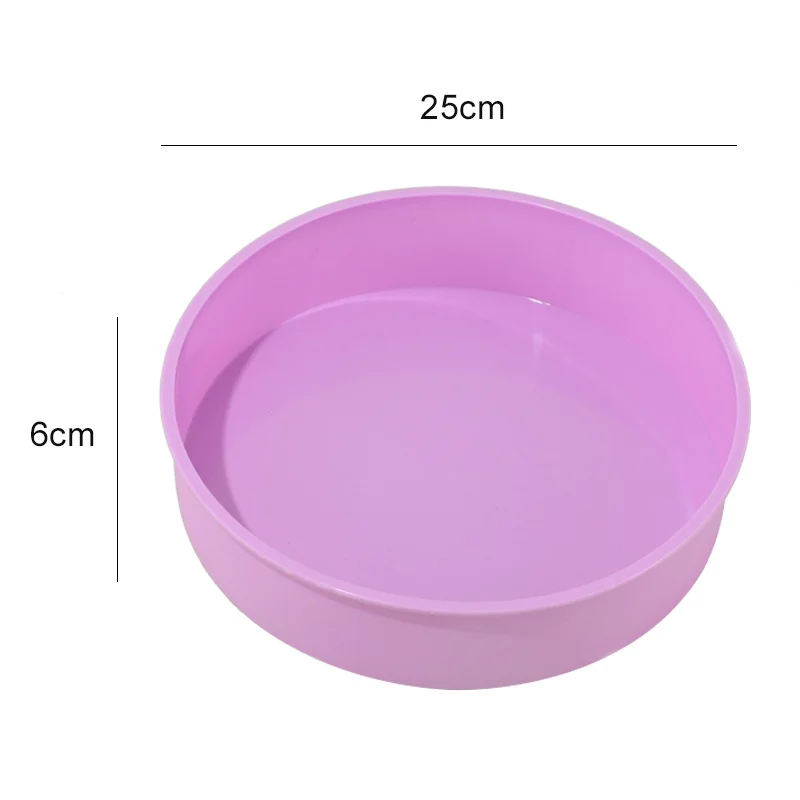 Silikonowa forma cylindryczna do mini ciast i musów Yh966randomcolor